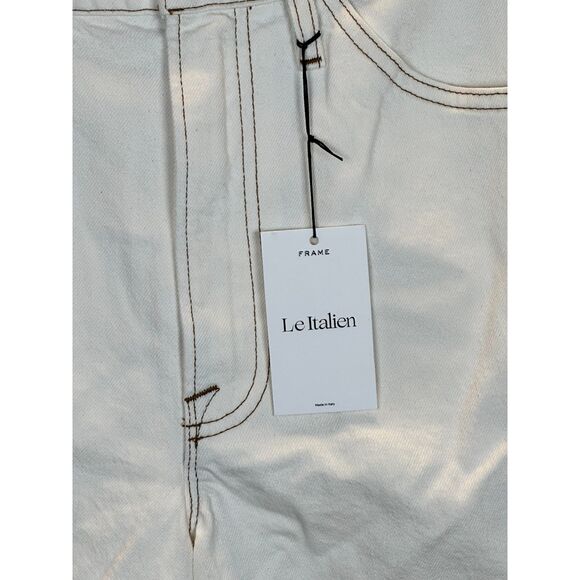 Frame Women's Le Italien LIBSH728 Size 30 Blanc Bermuda Short NWT - Picture 10 of 12